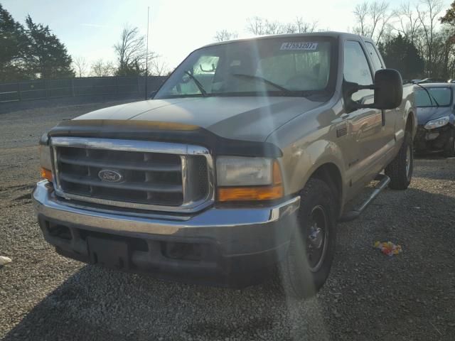 1FTNX20F91EC66588 - 2001 FORD F250 SUPER TAN photo 2