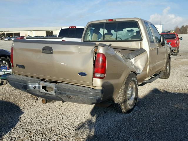 1FTNX20F91EC66588 - 2001 FORD F250 SUPER TAN photo 4