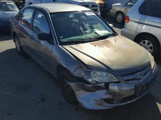 2HGES16375H613180 - 2005 HONDA CIVIC DX V SILVER photo 1