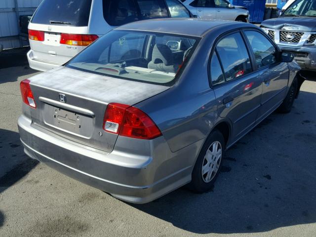 2HGES16375H613180 - 2005 HONDA CIVIC DX V SILVER photo 4