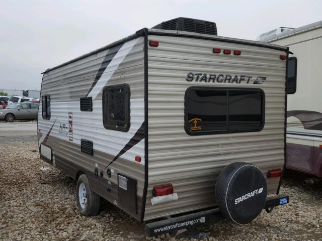 1SABS0AJ6F28R5379 - 2015 CABIN TRAILER STARCRAFT TWO TONE photo 3