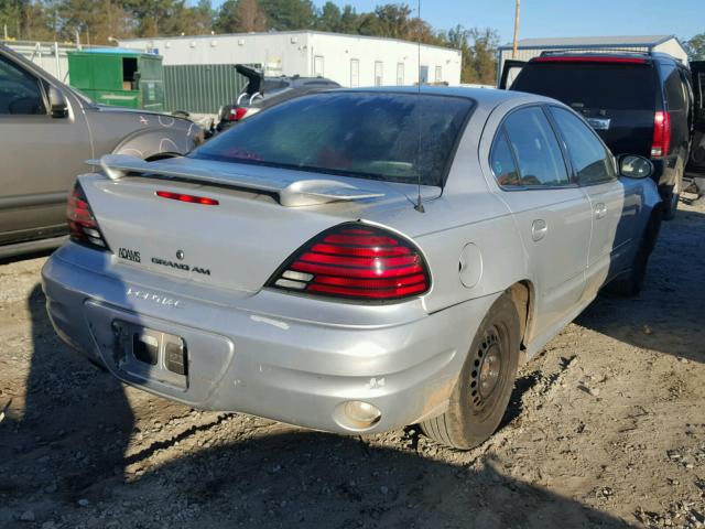 1G2NF52E14C255534 - 2004 PONTIAC GRAND AM S SILVER photo 4