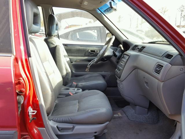 JHLRD2848WC009828 - 1998 HONDA CR-V LX RED photo 5