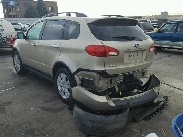 4S4WX92D784409011 - 2008 SUBARU TRIBECA LI GOLD photo 3