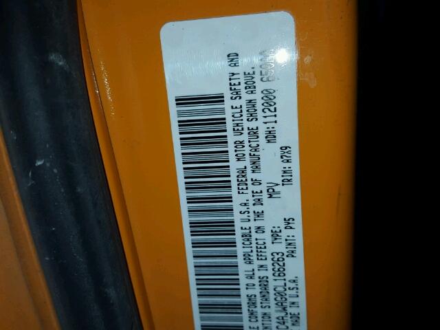 1C4AJWAG0CL166263 - 2012 JEEP WRANGLER S YELLOW photo 10