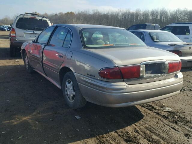 1G4HP54K61U288412 - 2001 BUICK LESABRE CU BEIGE photo 3