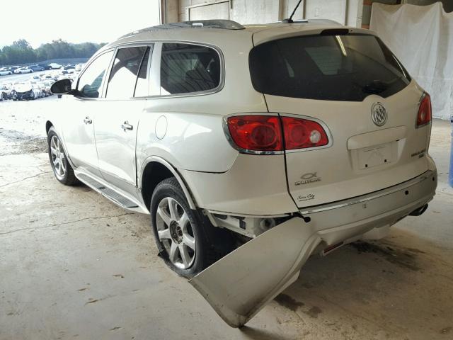 5GAEV23758J265421 - 2008 BUICK ENCLAVE CX WHITE photo 3