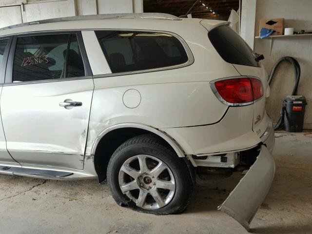 5GAEV23758J265421 - 2008 BUICK ENCLAVE CX WHITE photo 9