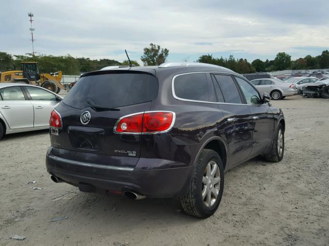 5GAEV23798J237654 - 2008 BUICK ENCLAVE CX PURPLE photo 4