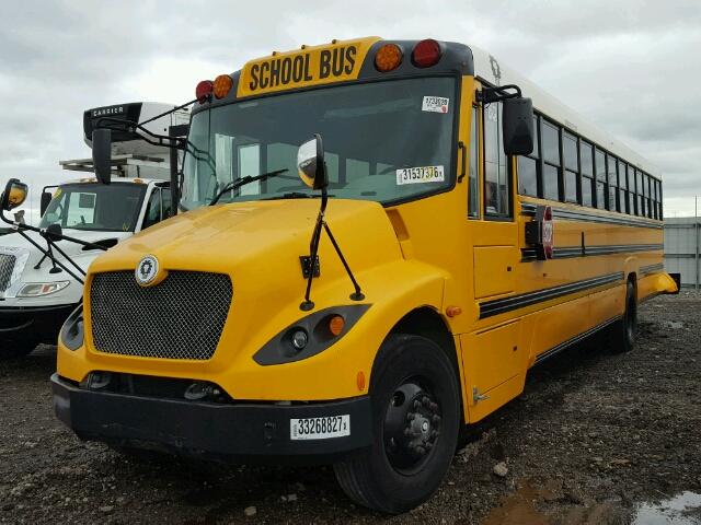 4VZJP2A97DC076522 - 2013 SPARTAN MOTORS SCHOOL BUS YELLOW photo 2