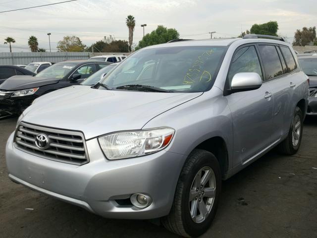 5TDJK3EH4AS035816 - 2010 TOYOTA HIGHLANDER SILVER photo 2