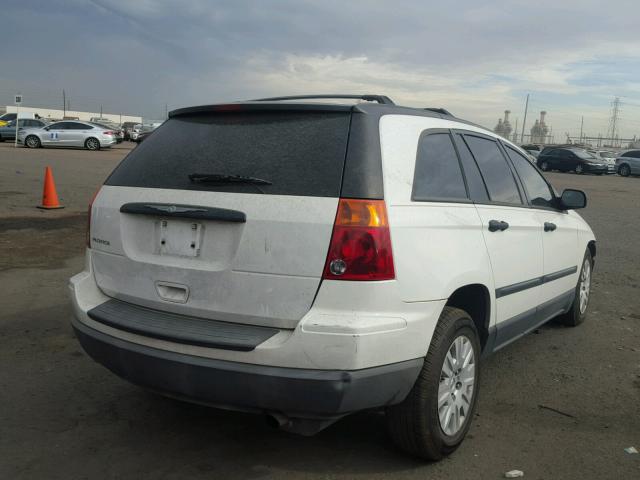 2C8GM48L35R521296 - 2005 CHRYSLER PACIFICA WHITE photo 4