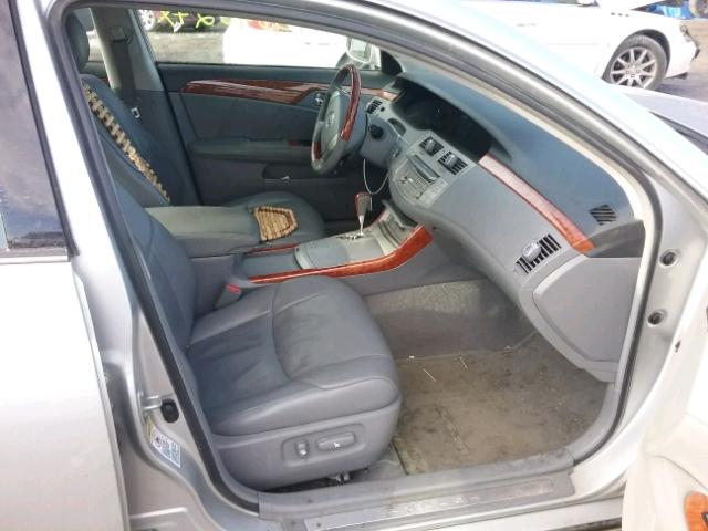 4T1BK36B65U023128 - 2005 TOYOTA AVALON XL SILVER photo 5