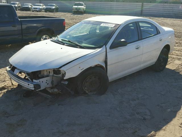 1C3EL46XX4N225273 - 2004 CHRYSLER SEBRING LX WHITE photo 2