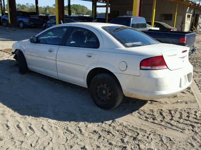 1C3EL46XX4N225273 - 2004 CHRYSLER SEBRING LX WHITE photo 3