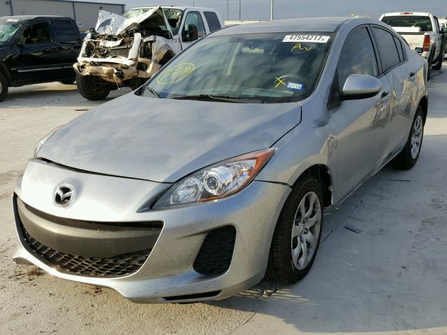 JM1BL1UF2C1526021 - 2012 MAZDA 3 I SILVER photo 2