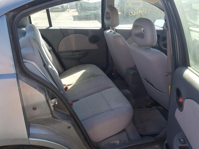 1G8AJ55F06Z143833 - 2006 SATURN ION LEVEL SILVER photo 6