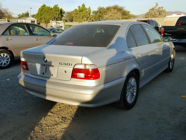 WBADT63412CH85866 - 2002 BMW 530 I AUTO SILVER photo 4