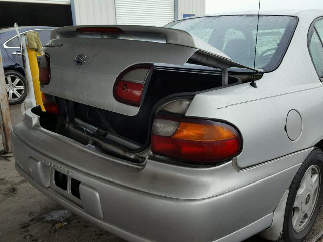 1G1NE52J716267685 - 2001 CHEVROLET MALIBU LS SILVER photo 9