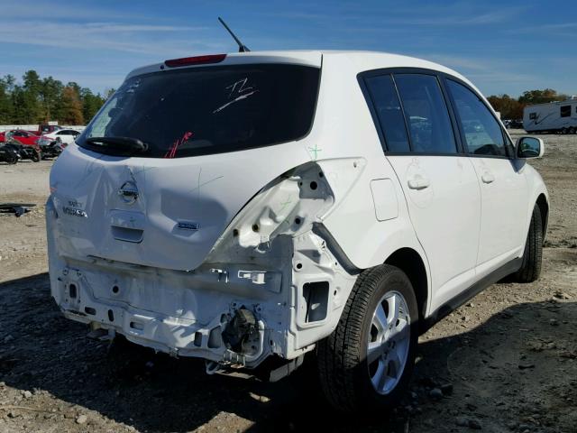 3N1BC1CP2CK272256 - 2012 NISSAN VERSA S WHITE photo 4