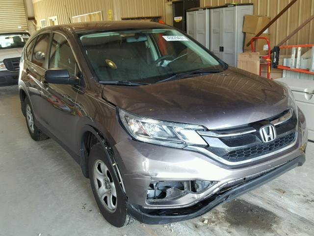 3CZRM3H32FG709667 - 2015 HONDA CR-V LX GRAY photo 1