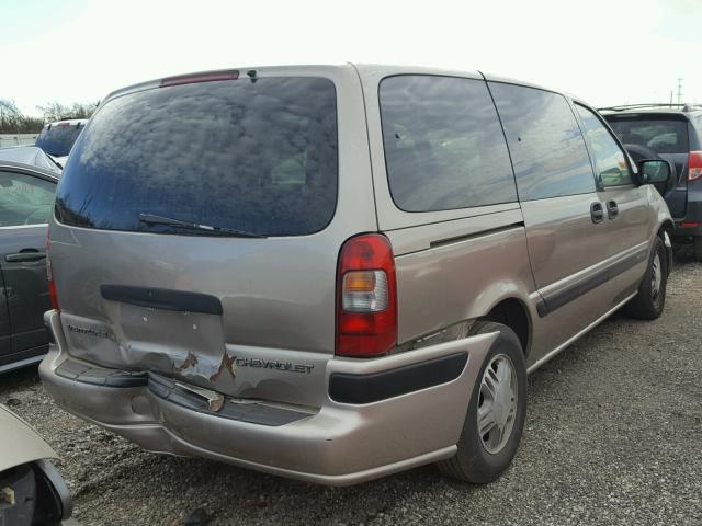 1GNDX03E3WD257618 - 1998 CHEVROLET VENTURE TAN photo 4