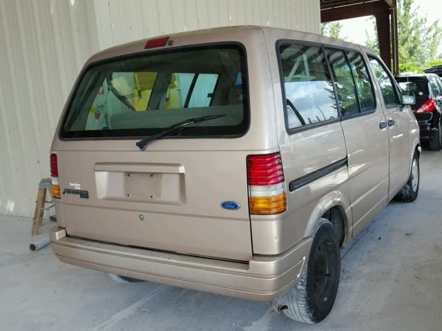 1FMCA11UXTZB94498 - 1996 FORD AEROSTAR GOLD photo 4