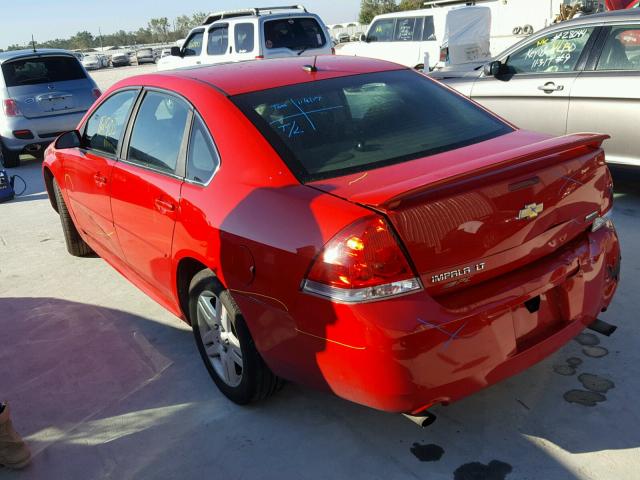 2G1WG5E35D1181234 - 2013 CHEVROLET IMPALA LT RED photo 3