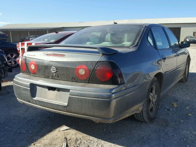 2G1WF52E659318712 - 2005 CHEVROLET IMPALA GRAY photo 4