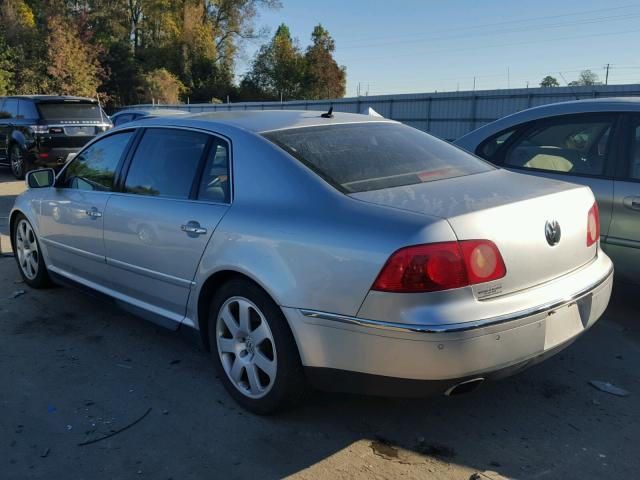 WVWAF63D848009881 - 2004 VOLKSWAGEN PHAETON 4. SILVER photo 3