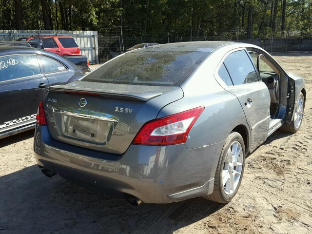 1N4AA51EX9C852673 - 2009 NISSAN MAXIMA S GRAY photo 4