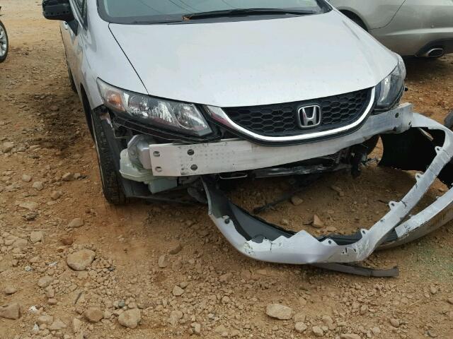 2HGFB2F58DH548687 - 2013 HONDA CIVIC LX SILVER photo 9