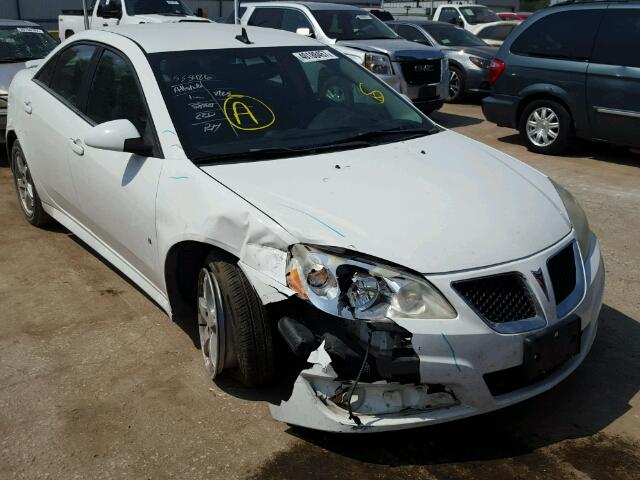 1G2ZJ57K494258539 - 2009 PONTIAC G6 WHITE photo 1