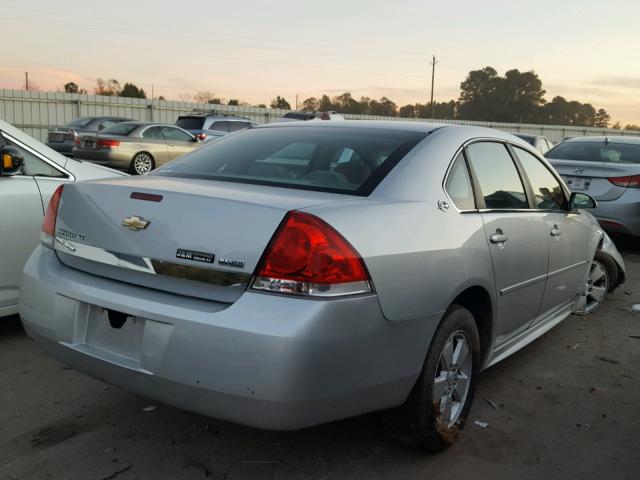 2G1WT57K591264623 - 2009 CHEVROLET IMPALA 1LT SILVER photo 4