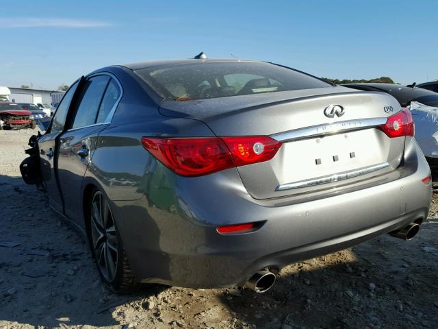 JN1EV7APXGM304745 - 2016 INFINITI Q50 PREMIU GRAY photo 3