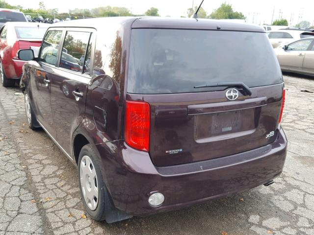 JTLZE4FE8A1101175 - 2010 TOYOTA SCION XB ბურგუნდია ფოტო 3