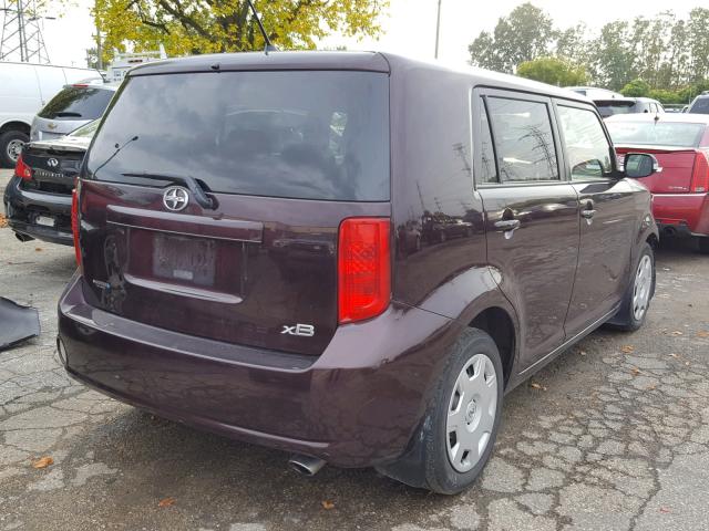 JTLZE4FE8A1101175 - 2010 TOYOTA SCION XB ბურგუნდია ფოტო 4