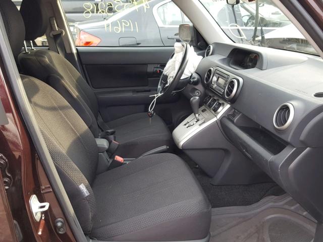 JTLZE4FE8A1101175 - 2010 TOYOTA SCION XB ბურგუნდია ფოტო 5