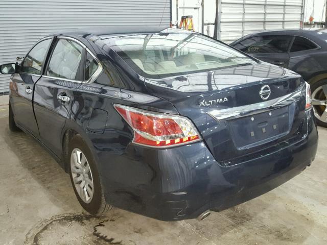 1N4AL3AP0FC158683 - 2015 NISSAN ALTIMA 2.5 BLUE photo 3