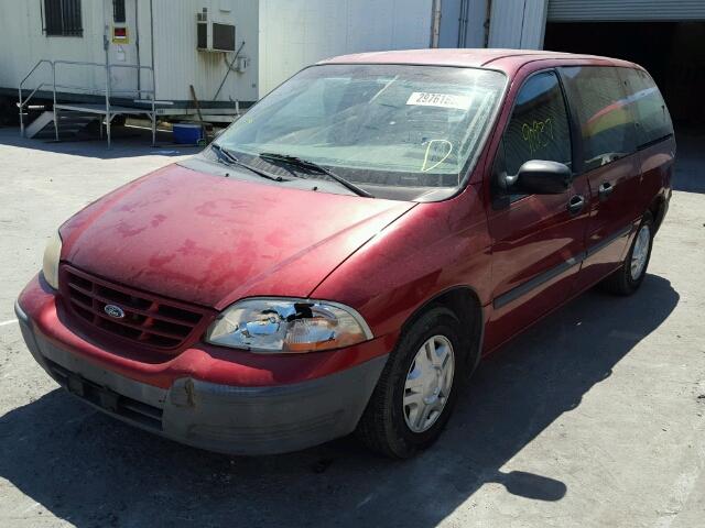 2FMZA51U0XBA28887 - 1999 FORD WINDSTAR W MAROON photo 2