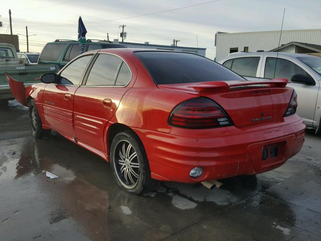 1G2NF52F12C178833 - 2002 PONTIAC GRAND AM S RED photo 3