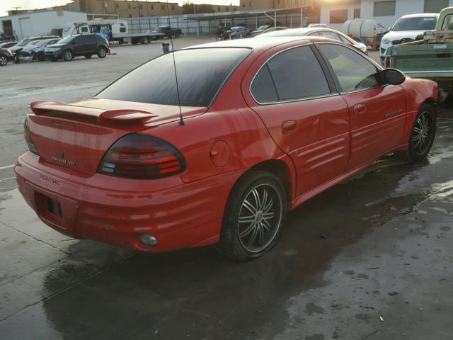 1G2NF52F12C178833 - 2002 PONTIAC GRAND AM S RED photo 4