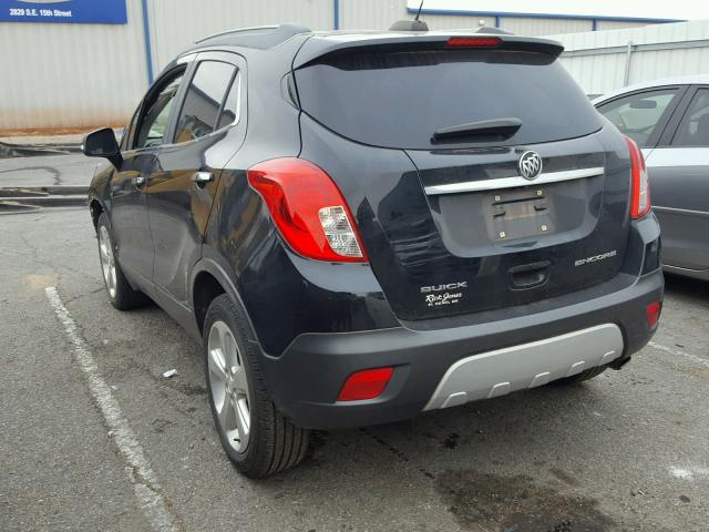 KL4CJCSB6FB117227 - 2015 BUICK ENCORE BLACK photo 3