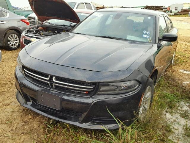 2C3CDXBG8FH726217 - 2015 DODGE CHARGER SE BLACK photo 2