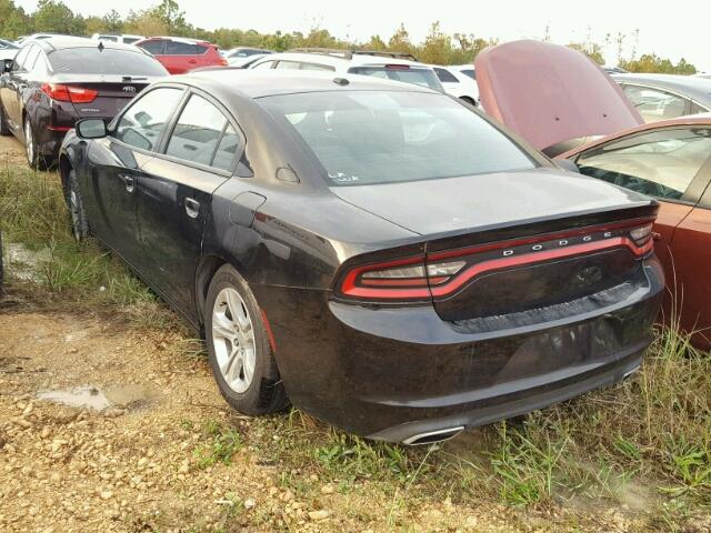 2C3CDXBG8FH726217 - 2015 DODGE CHARGER SE BLACK photo 3