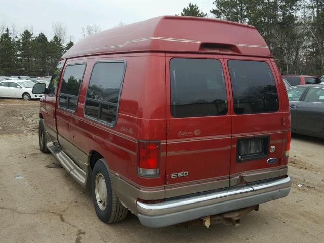 1FDRE14W92HB75277 - 2002 FORD ECONOLINE RED photo 3