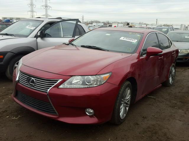 JTHBK1GG2D2065212 - 2013 LEXUS ES 350 MAROON photo 2