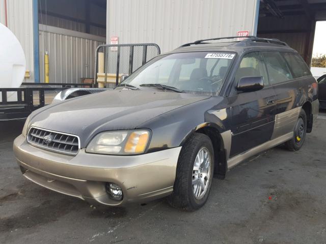 4S3BH686247605342 - 2004 SUBARU LEGACY OUT BROWN photo 2