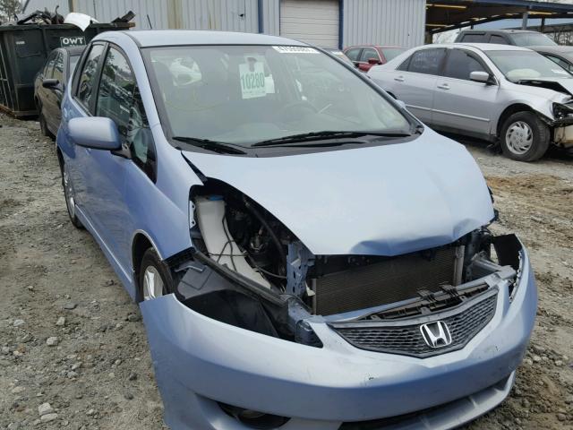 JHMGE8H46AC027420 - 2010 HONDA FIT SPORT BLUE photo 1