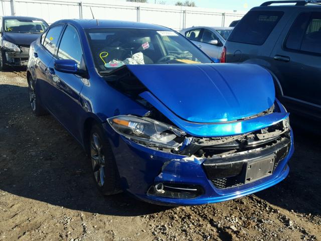 1C3CDFBB6ED768119 - 2014 DODGE DART SXT BLUE photo 1